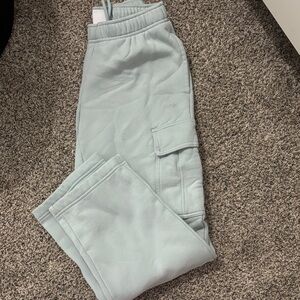 Aritzia Soft Blue Cargo Pants